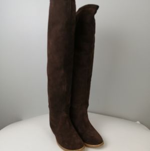 Colin Stuart Suede Over the Knee Boots Size 6.5